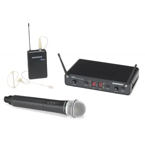Dodaj do koszyka Samson Concert 288 Combo podwójny zestaw bezprzewodowy 606-654 MHz