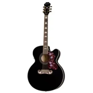 Epiphone J-200EC Studio Solid Top Fishman Sonitone BK Black Oferta