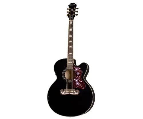 Epiphone J-200EC Studio Solid Top Fishman Sonitone BK Black Oferta