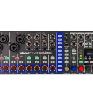 Sprawdź teraz Zoom LiveTrak L6max - 12-kanałowy mikser i rejestrator do muzyki, streamingu i podcastów