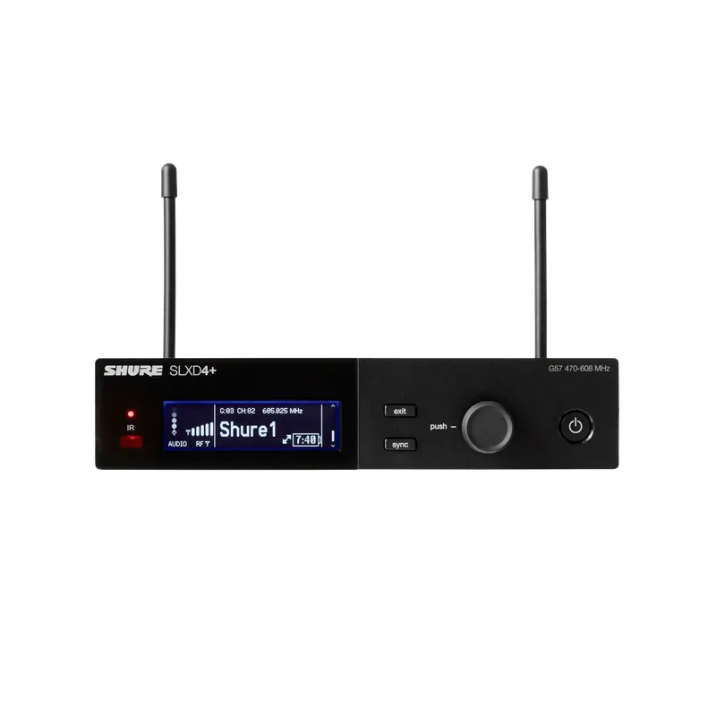 Bestseller Shure SLXD4+E=-G65 (470 – 606 MHz) odbiornik pojedynczy cyfrowy