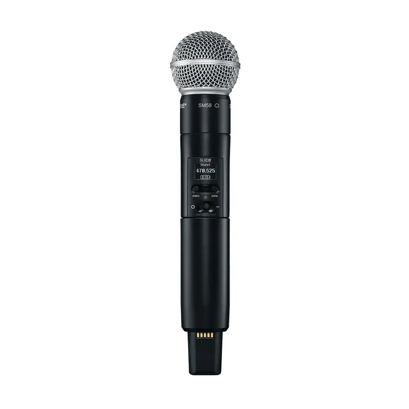 Łatwy zwrot Shure SLXD2/SM58-J53 (562 - 606 MHz) nadajnik doręczny z kapsułą SM58
