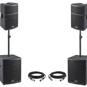 Wyprzedaż Soundsation Hyper-Pro Plus z subwooferem – zestaw nagłośnieniowy