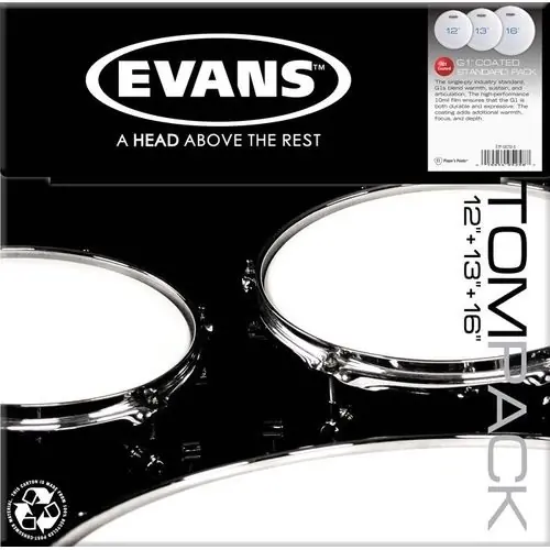 Evans TomPack G1 Coated Standard zestaw naciągów perkusyjnych Cena promocyjna