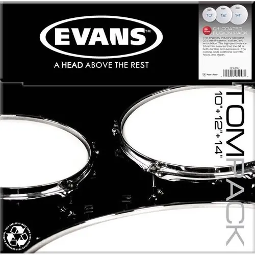Oferta Evans TomPack G1 Coated Fusion zestaw naciągów perkusyjnych