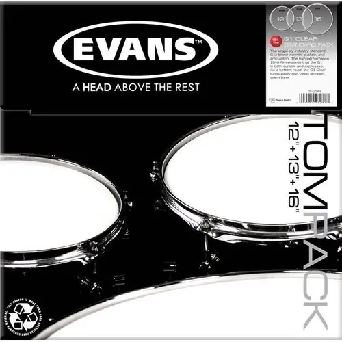 Oferta Evans TomPack G1 Clear Standard zestaw naciągów perkusyjnych