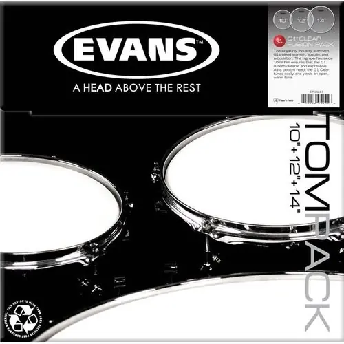 Kup online Evans TomPack G1 Clear Fusion zestaw naciągów perkusyjnych