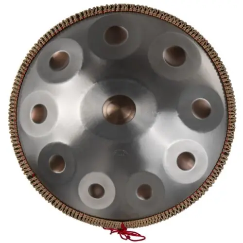 TUGA 10 Note 432Hz D-moll Silver Gold - Handpan Nowy
