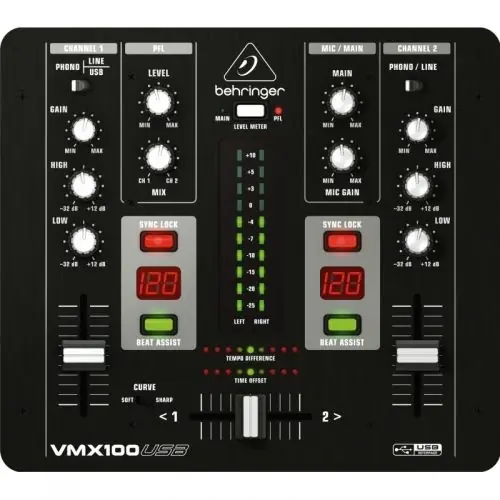 Behringer VMX100USB mikser DJ Premium