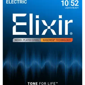 ELIXIR NanoWeb 10-52 - Struny do gitary elektrycznej Taniej