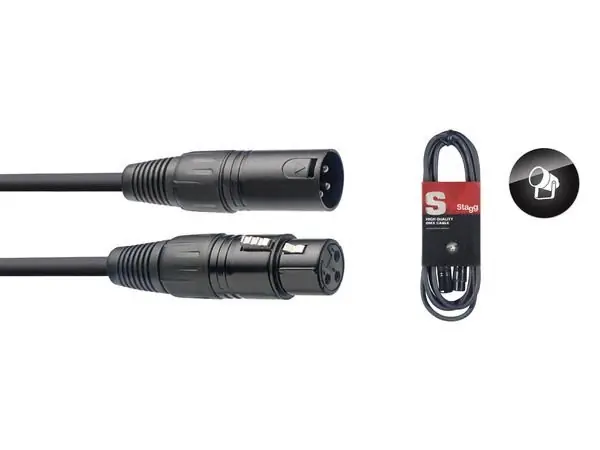 Stagg SDX5-3 - kabel DMX 5m przewód DMX Łatwy zwrot