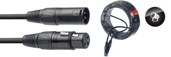 Stagg SDX1,5-3 - kabel DMX 1,5m przewód DMX Hit cenowy