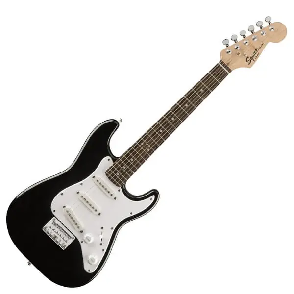 Niska cena Fender Squier Mini Strat RW Black V2 gitara elektryczna 3/4