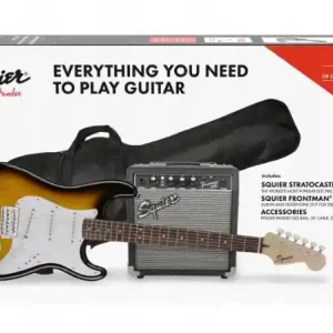 Super okazja FENDER PACK SQUIER STRATOCASTER BSB GB 10G gitara elektryczna