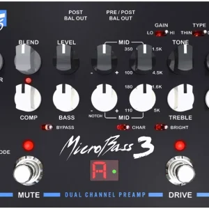 EBS MB3 Microbass 3 podw贸jny preamp do basu Niska cena
