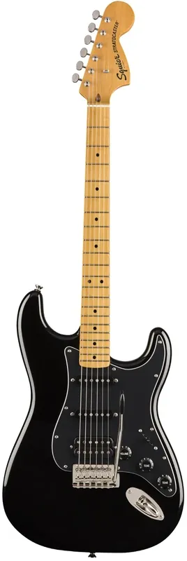 Gitara elektryczna FENDER Squier Classic Vibe 70s Stratocaster HSS MN BLK Obniżka ceny