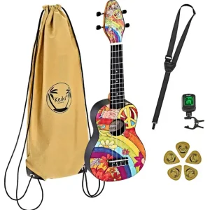 Ortega K2-68 Keiki Peace 68 - ukulele sopranowe z akcesoriami Hit cenowy