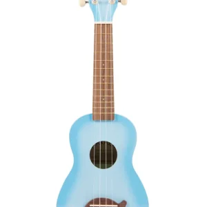 Kala Makala Dolphin MK-SD/LBL LIGHT BLUE ukulele sopranowe z pokrowcem Wysoka jakość