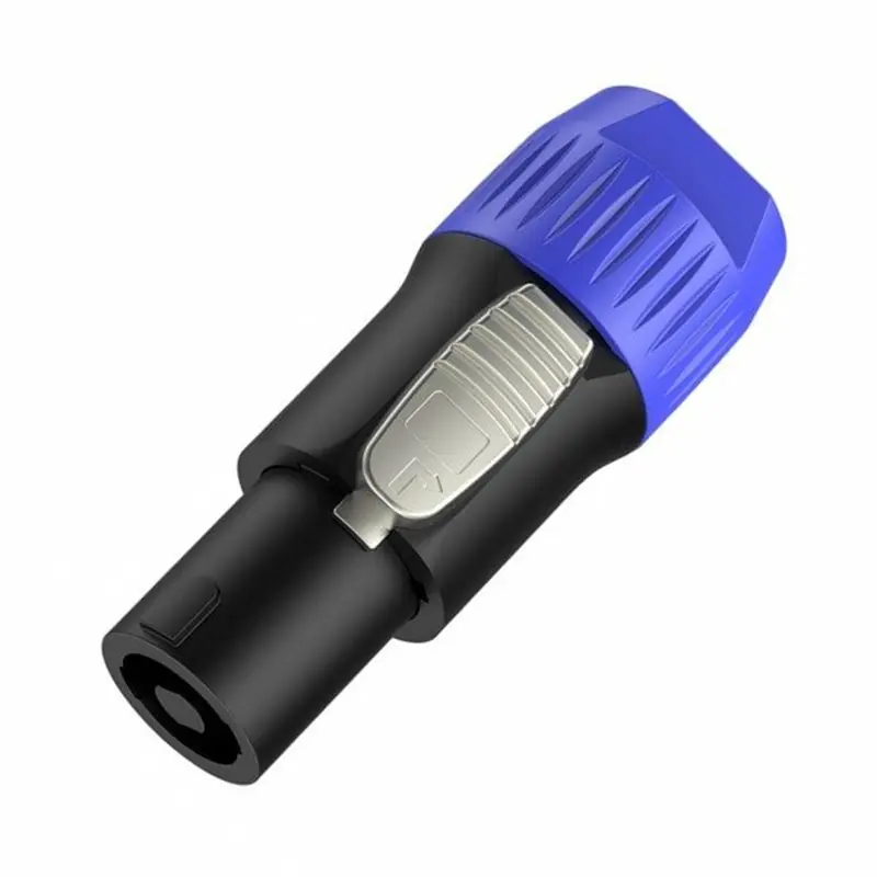 Do wyczerpania zapasów Roxtone RP031 Speakon wtyk głośnikowy 4-pin (niebieski)