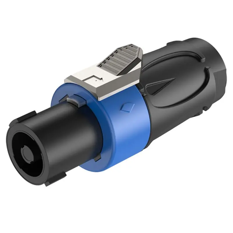 Roxtone RS4F-N-BU Speakon wtyk głośnikowy 4-pin (niebieski) Darmowy zwrot