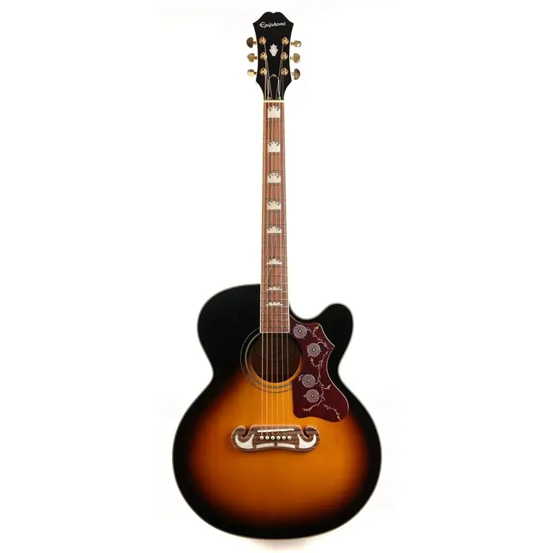 Epiphone J-200EC Studio Solid Top VS Taniej