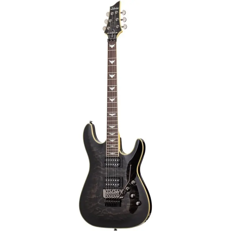Schecter Omen Extreme-6 FR See-Thru Black gitara elektryczna z Floyd Rose Nie przegap