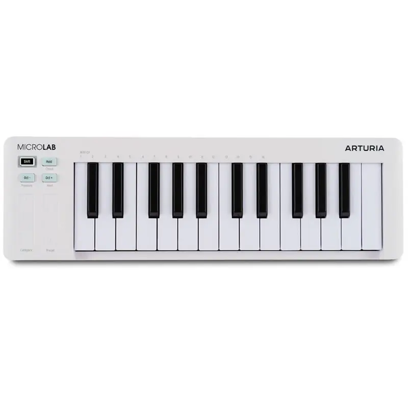 Premium Arturia MicroLab Mk3 White