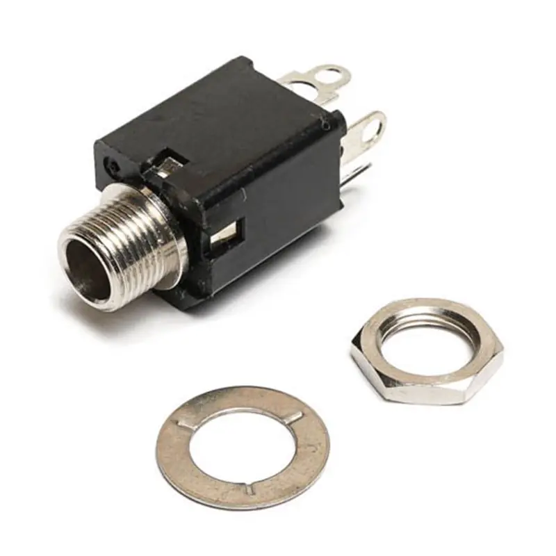 Zniżka Fender 1/4" Stereo Guitar Output Jack SPST – Gniazdo wyjściowe zamknięte