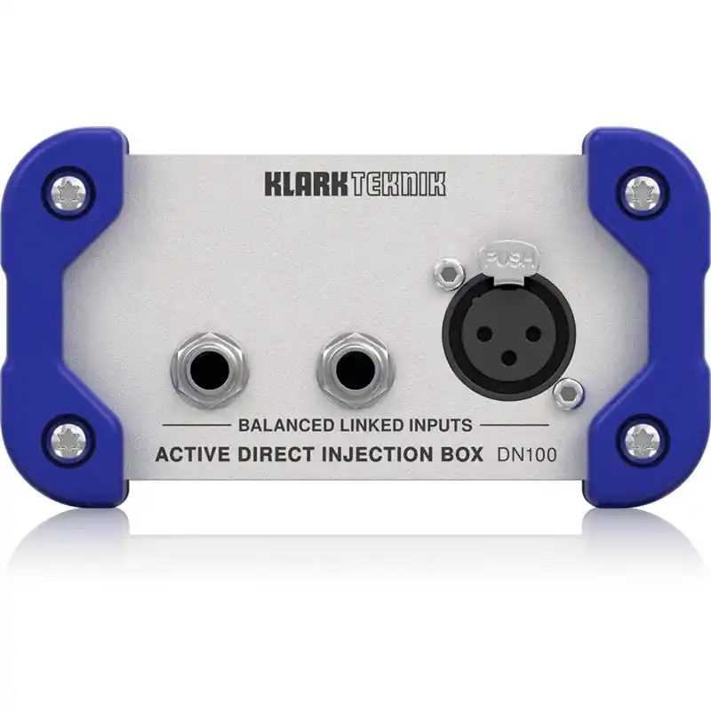 Klark Teknik DN100 V2 DI-Box aktywny 1-kanałowy Ograniczona ilość