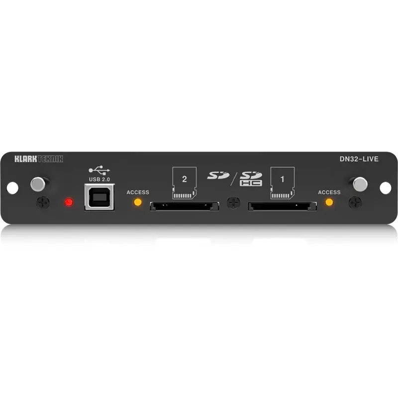Klark Teknik DN32-LIVE Karta rozszerzenia SD/SD i USB 2.0 do serii M Wyprzedaż