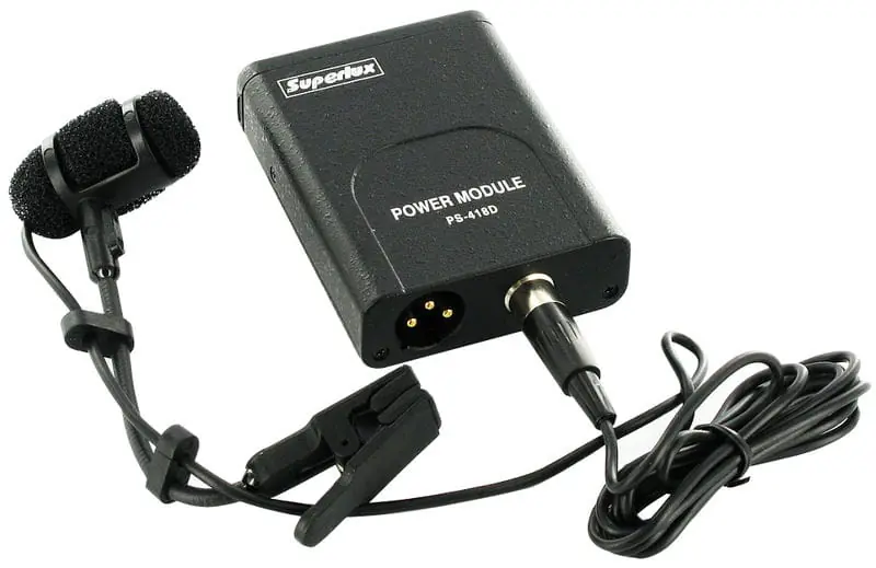 Superlux PRA383D XLR mikrofon pojemno艣ciowy z klipsem do instrument贸w akustycznych Tani