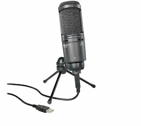 Tani Mikrofon pojemno艣ciowy Audio-Technica AT2020 USB +