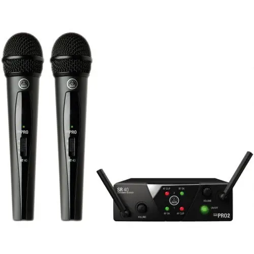 Najlepsza cena AKG WMS 40 Mini2 DUAL Vocal Set US25B/D system bezprzewodowy