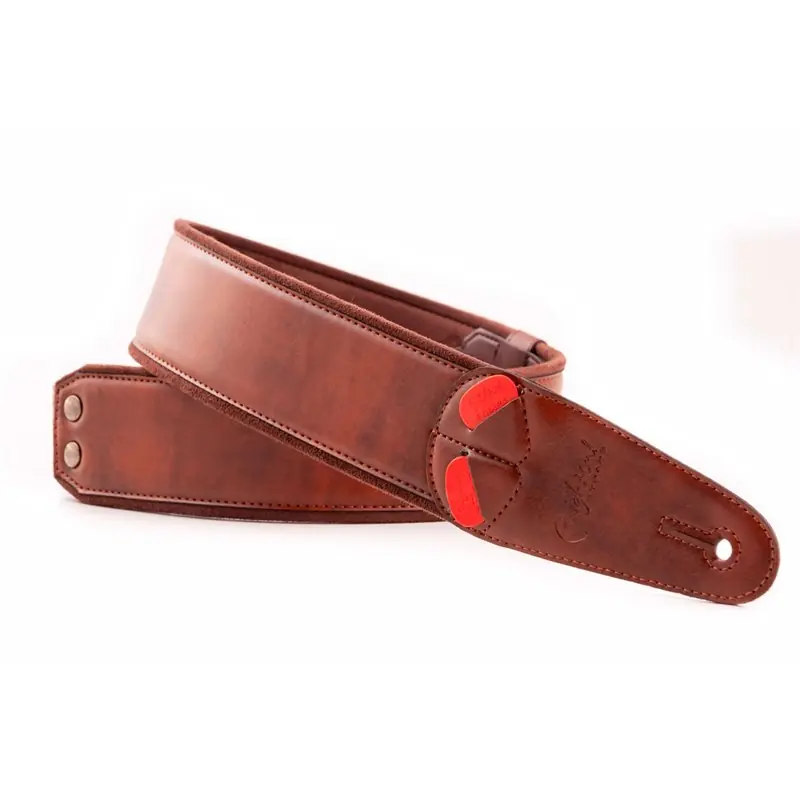 Dostępne od ręki RightOn Steady Charm-60 Brown 355 Pas Gitarowy