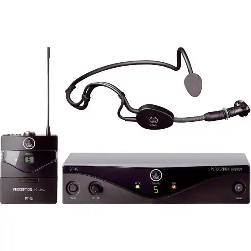 Promocja AKG PERCEPTION WMS45 SPORT SET BAND U2 614.100 - 629.900 MHz SYSTEM BEZPRZEWODOWY NAG艁OWNY