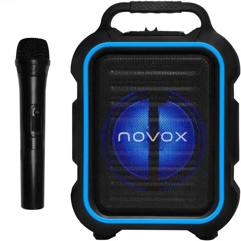 Wysoka jakość Novox MOBILITE BLUE Głośnik przenośny z mikrofonem