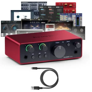 Focusrite Scarlett SOLO 4th Gen - INTERFEJS AUDIO + pakiet oprogramowania Rabat
