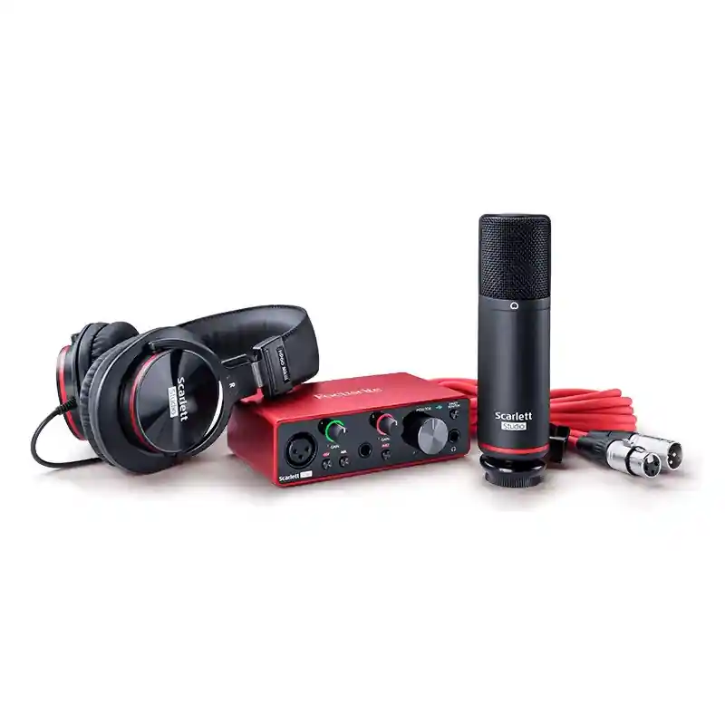 Super okazja Focusrite Scarlett Solo Studio 3rd Gen interfejs audio USB zestaw