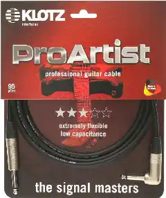 Oferta czasowa Klotz Pro Artist PRON045PR kabel instrumentalny 4,5 m k膮towy