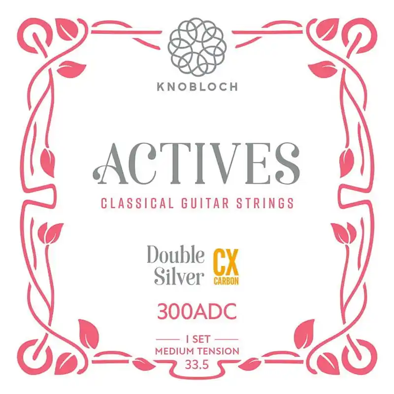 Darmowy zwrot Knobloch 300ADC Actives Double Silver CX Carbon Struny do Gitary Klasycznej