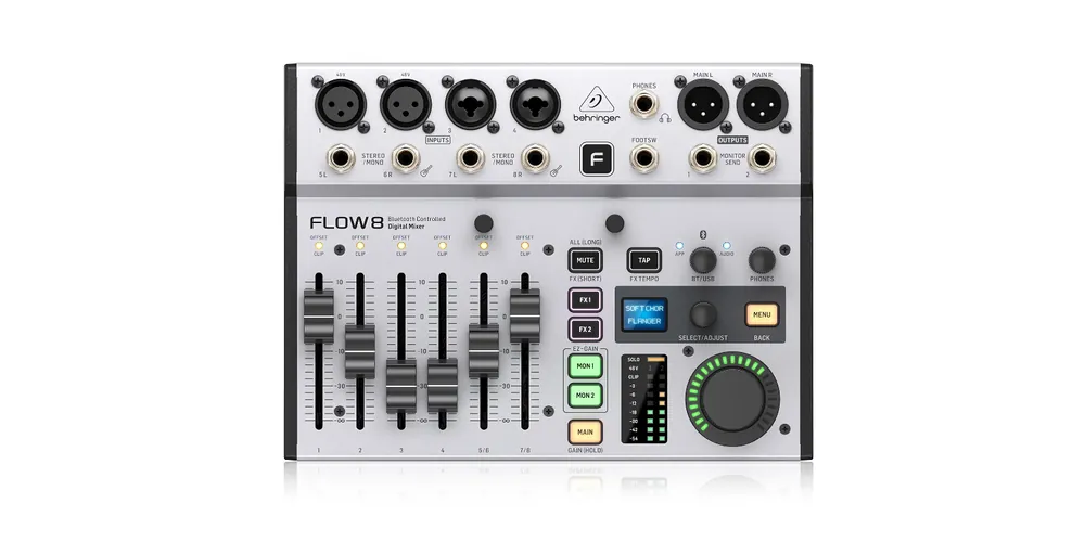 BEHRINGER FLOW 8 KOMPAKTOWY MIKSER CYFROWY Dostępne od ręki