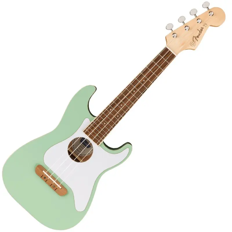 Bestseller Fender Fullerton Strat Ukulele SFG Ukulele Koncertowe z elektroniką