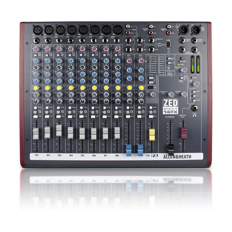 Oferta limitowana Allen & Heath ZED 60-14FX mikser audio analogowy