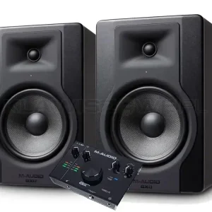 Ekspresowa dostawa M-AUDIO BX8 D3 monitory PARA + interfejs audio M-Audio AIR 192/4