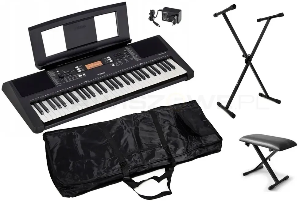 Zamów dziś YAMAHA PSR-E363 zestaw złoty