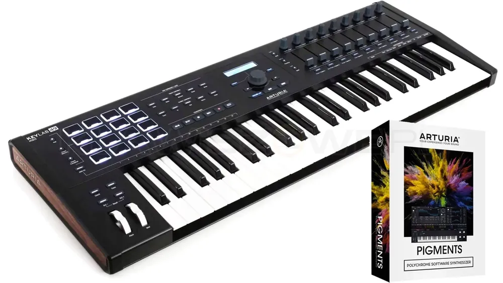 Ostatnie sztuki Arturia KeyLab 49 mk2 Black + PIGMENTS