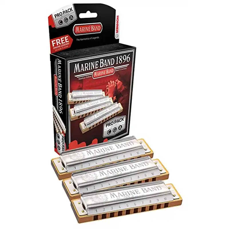 Tylko do końca tygodnia Hohner Marine Band 1896/20 C G A Pro Pack