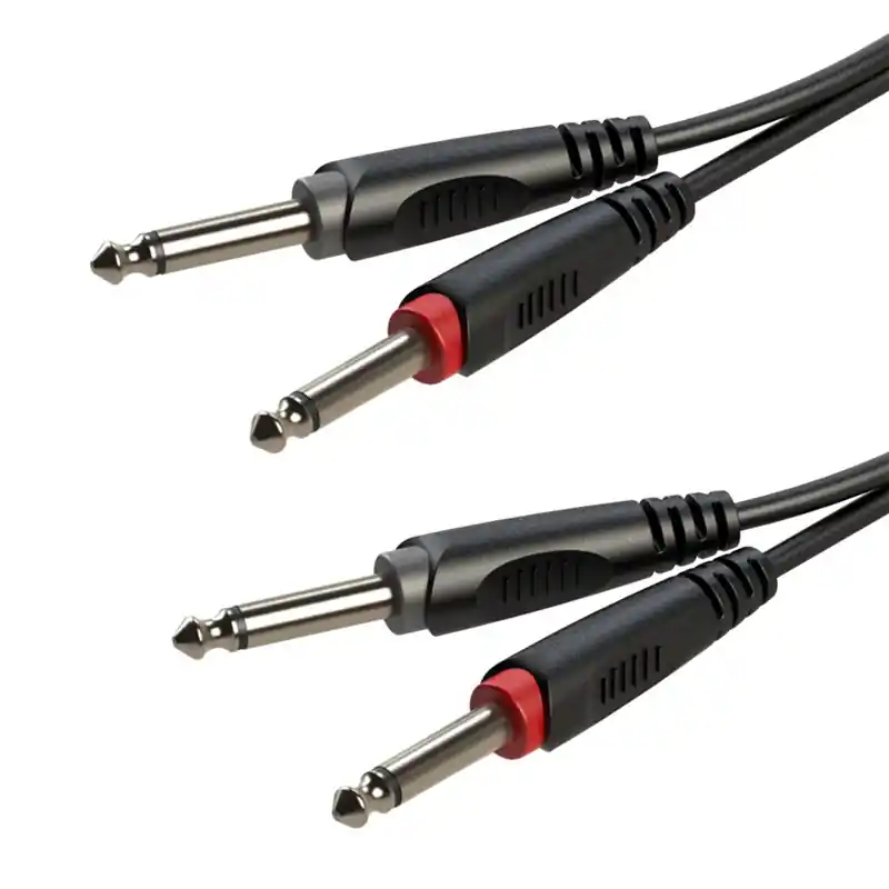 Roxtone RACC100L3 2 x Jack 6.3mm M - 2 x Jack 6.3mm M 3m Bezpieczna płatność