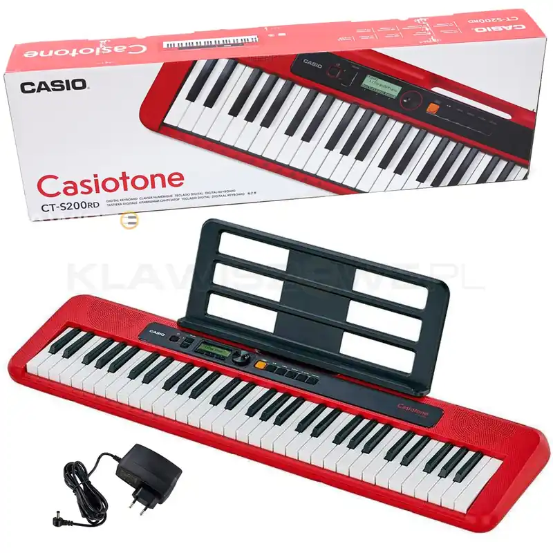 Cena promocyjna CASIO CT-S200 rd (czerwony)