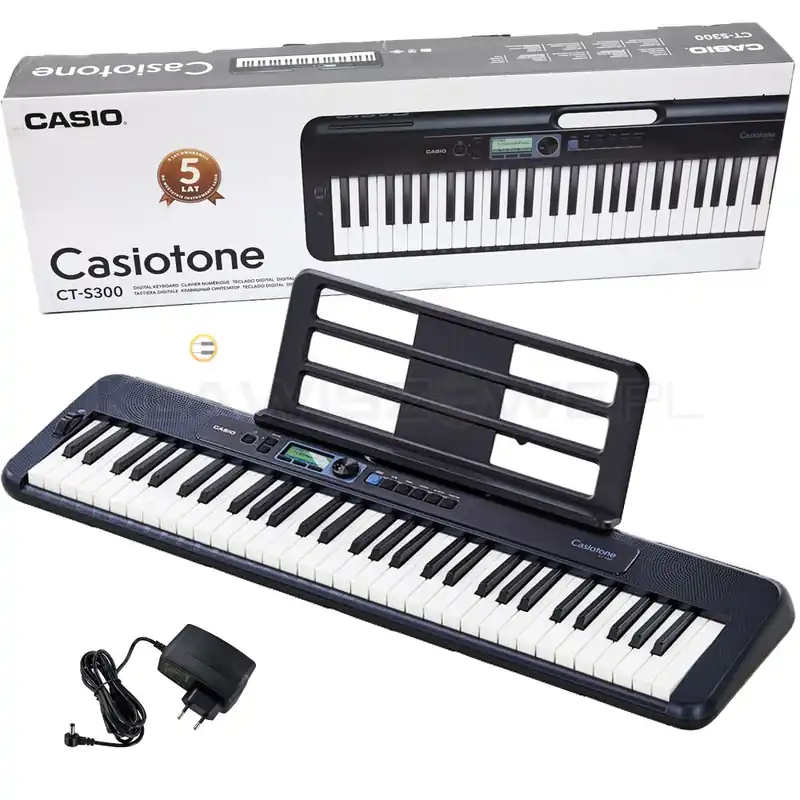 CASIO CT-S300 bk (czarny) Bezpieczna płatność